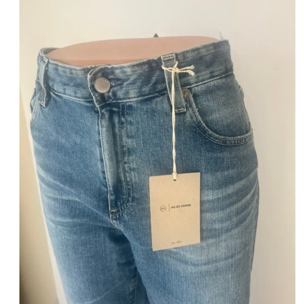 AG Adriano Goldschmied Saige High Rise Straight Leg Jeans - Picture 7 of 16